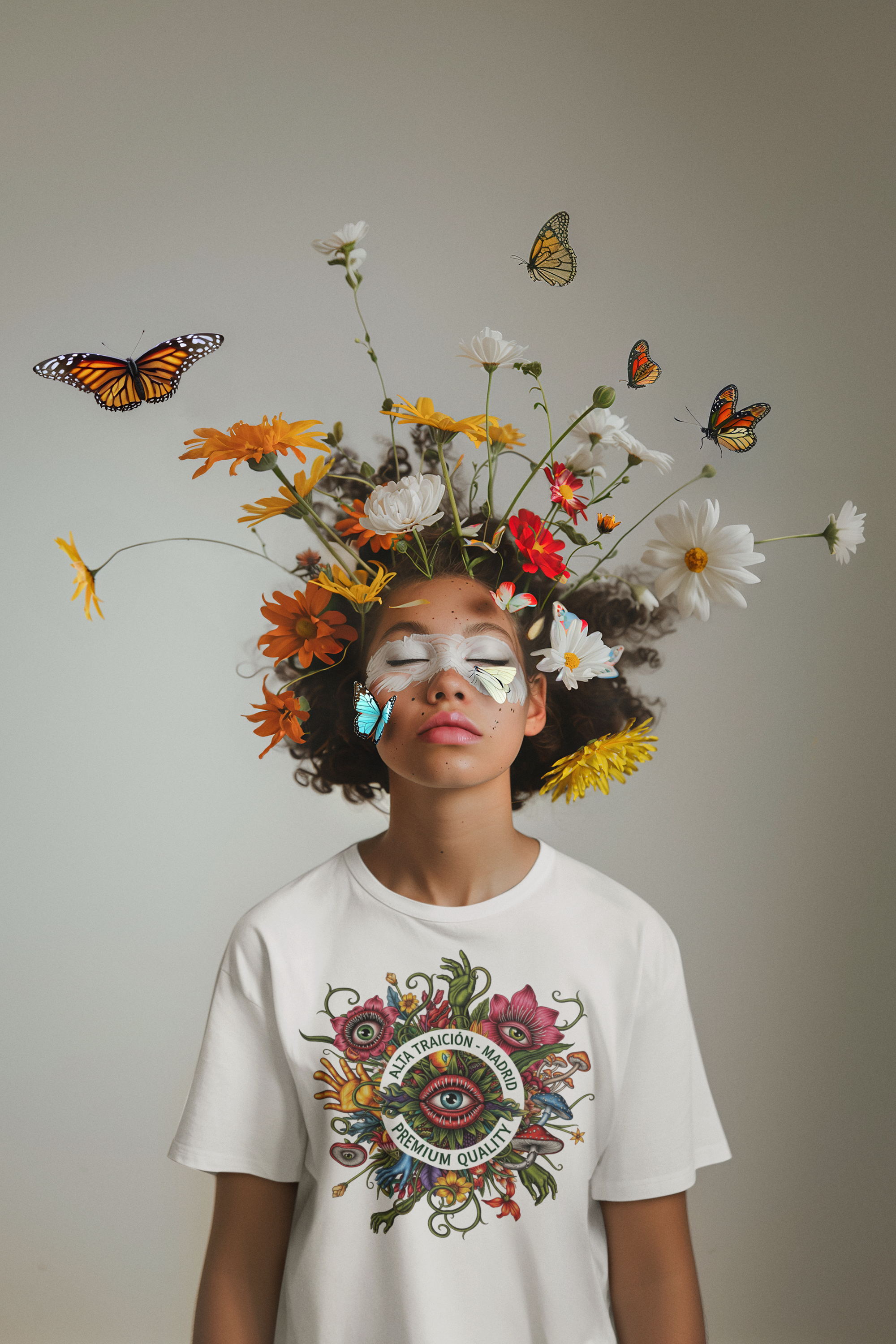 Camiseta Premium estampado Alta Traición colección "EYE FOREST"