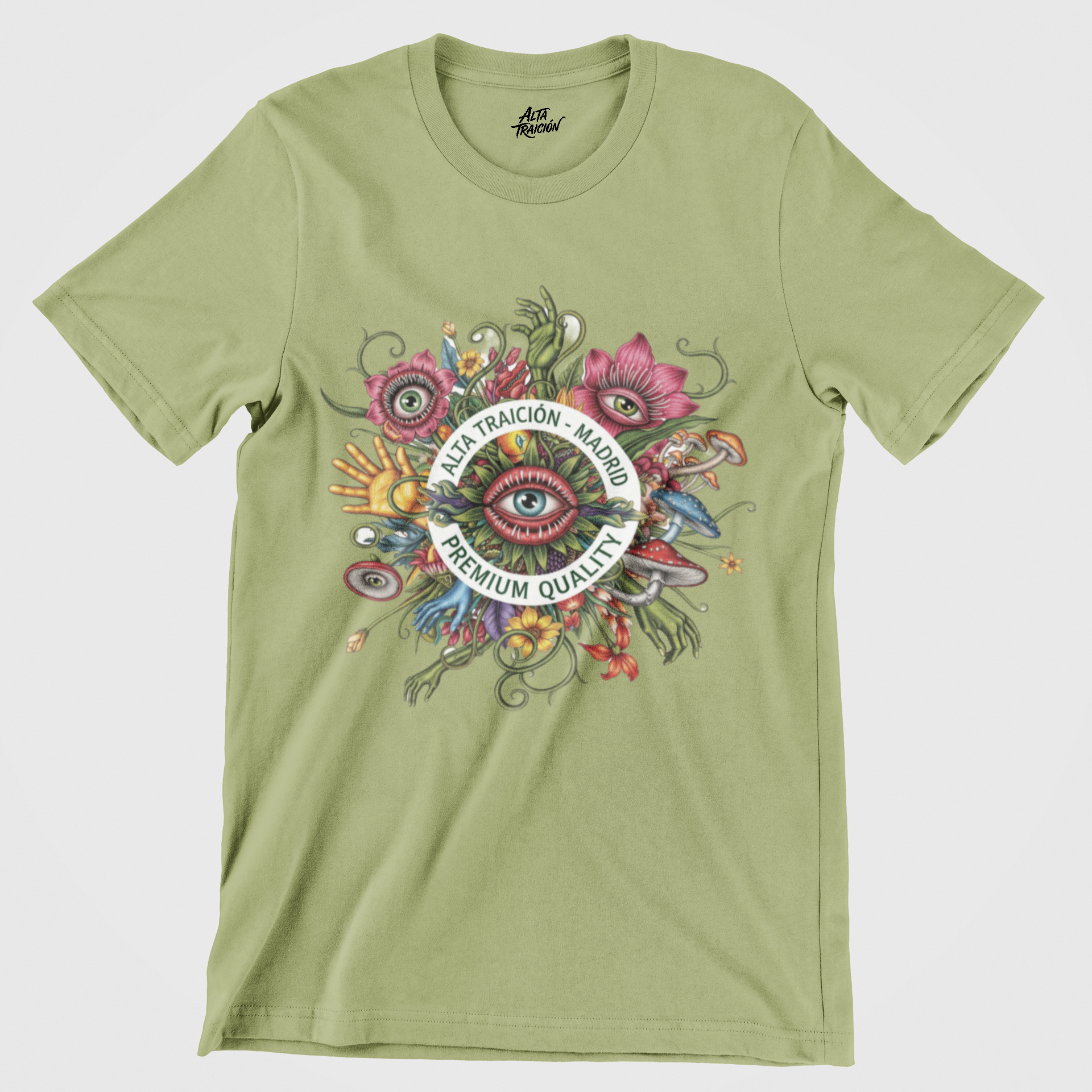 Camiseta Premium estampado Alta Traición colección "EYE FOREST"
