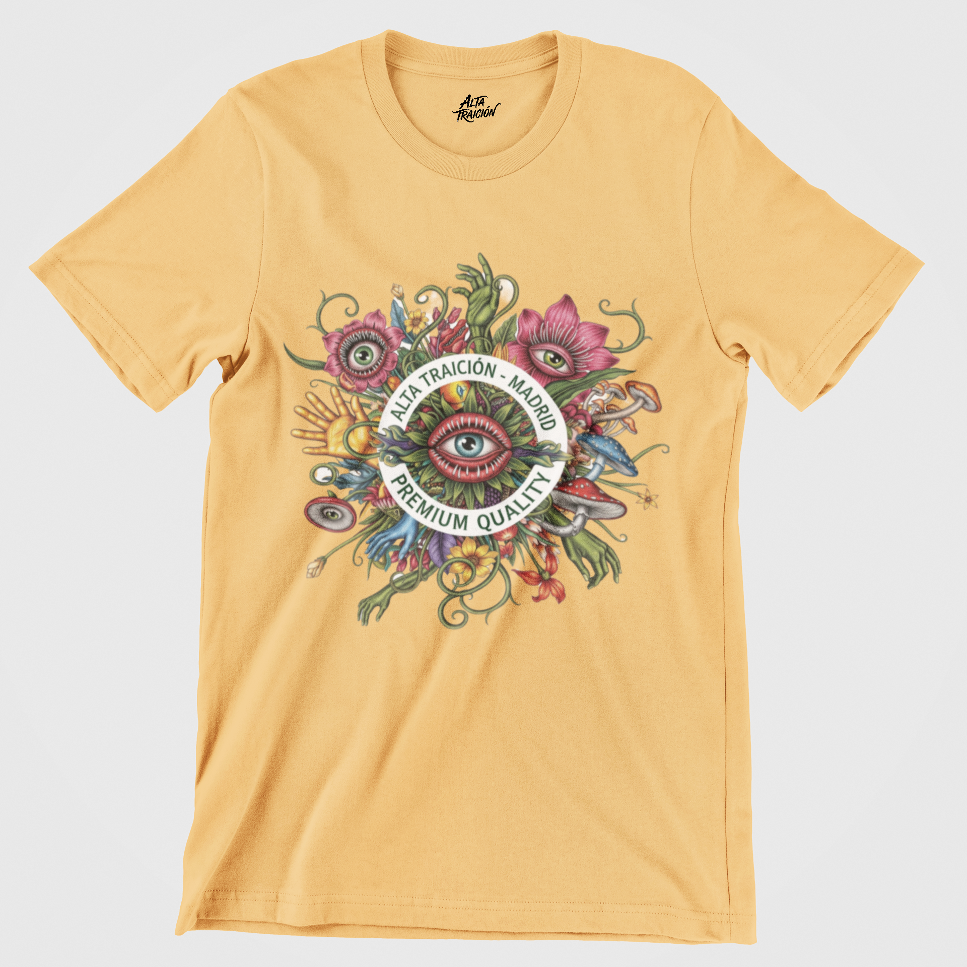 Camiseta Premium estampado Alta Traición colección "EYE FOREST"