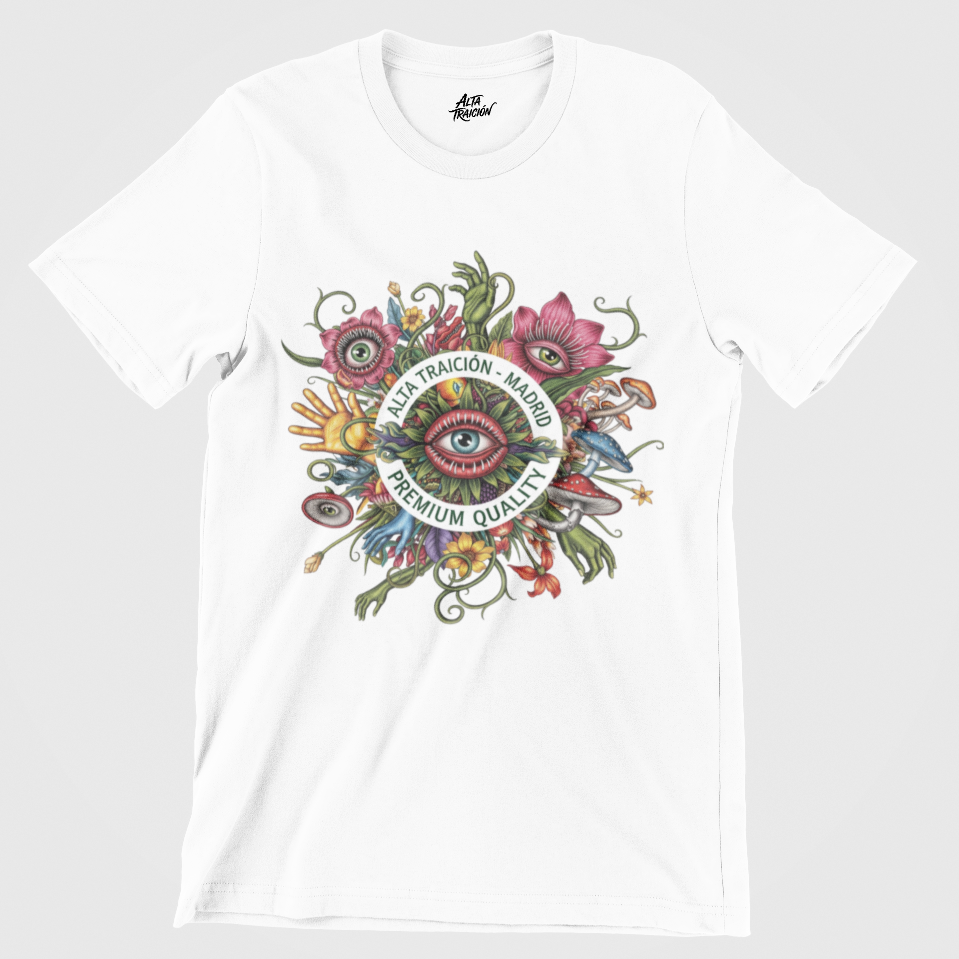 Camiseta Premium estampado Alta Traición colección "EYE FOREST"